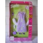 Barbie(バービー) Fashion Avenue Floral Lavender Dress with White Faux Stole (2002) ドール 人形 フ