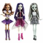 Frankie Stein - Clawdeen Wolf - Spectra Monster High (モンスターハイ) Ghouls Alive Dolls Set of 3