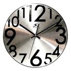 Infinity Instruments シルバー Metal Wall Clock　壁掛け時計 「」