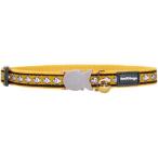 Red Dingo Reflective Cat Collar One Size Fits All Yellow