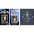 MLB Tampa Bay Rays Licensed 2010 Topps Team Set and Favorite Player Trading Cards Plus Storage Alb