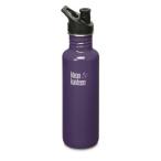 Klean Kanteen Stainless Steel Bottle with 3.0 Sport Cap (Violet Storm 27-Ounce)