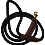 Lone Wolf Slip Lead for Dogs 1/2 by 6-Feet Black