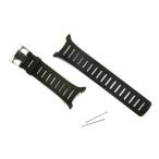 Suunto Wrist-Top Computer Watch Replacement Strap Kit (T1 T3 and T4: Black Elastomer; Thin)