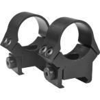 B-Square 1-Inch Interlock Scope Rings Standard Dovetail with Recoil Blade Matte Black Finish