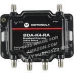 MOTOROLA Motorola Signal Booster 4-Port Cable Modem TV HDTV Amplifier with Active Return Cable Mod