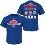 Chicago Cubs Wrigley Field 100 Years History T-Shirt by Majestic Select Size: X-Large