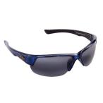 Strike King S11 Optics Semi Rimless Polarized Sunglasses (Clear Blue Metallic-Black Two Tone Gray)