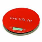 Fitlosophy Digital Food Scale for Healthy Portion Control Red