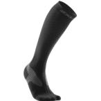 2XU Men's Elite Compression Performance Sock (Black/Grey Medium)
