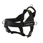DT Universal No Pull Dog Harness Guide Dog Black Medium Fits Girth Size: 26-Inch to 32-Inch