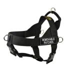 Dean &amp; Tyler Universal No Pull Dog Harness Clear Patches Small Fits Girth Size: 24 to 27-Inch Blac