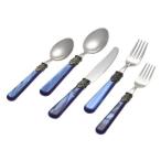 Rosanna Pearlized Blue Napoleon 5-Piece Place Setting Service for 1