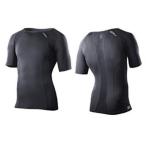 2XU Men's Vented Short Sleeve Compression Top Black/Black Medium