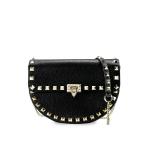VALENTINO ヴァレンティノ ショルダー付 クラッチバッグ ミニ ROCKSTUD ロックスタッズ P0AG8VSH 0NO