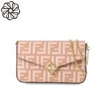 FENDI フェンディ ショルダー付 クラッチバッグ FF DIAMOND FFダイヤモンド 8M0509 AS42 F1SO1