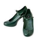 メリッサ 30359 1424 ASHIA GREEN ストラップ付き パンプス ラバー素材 グリーン