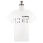 ショッピングディースクエアード DSQUARED2 ディースクエアード 半袖Tシャツ S79GC0063 S23009 ICON OUTLINE COOL メンズ 男性 989 WHITE/BLACK ホワイト×ブラック