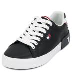 TOMMY HILFIGER トミー ヒルフィガー スニーカー REZZ メンズ ローカット トリコロールカラー BLK01/ BLACK ブラック×マルチカラー