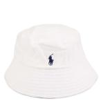 ショッピングラルフローレン Polo Ralph Lauren ポロラルフローレン バケットハット 455938465 LINEN BUCKET-HAT レディース メンズ 帽子 DECKWASH WHITE ホワイト