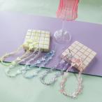 スマホストラップ ハンドストラップ 携帯ストラップ iphone16 バタフライ 蝶 ビーズストラップ 100個セット