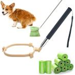 犬用うんちキャッチャー うんころキャッチ 犬用スクーパー ペットの散歩グッズ片手操作で簡単フン取り 携帯便利なクリーンスコップ 犬猫用トイレスコップ