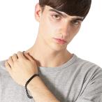 Yahoo! Yahoo!ショッピング(ヤフー ショッピング)プレートブレスレット アクセサリー メンズジュエリー 黒 チェーン メンズファッション メンズ 韓国ファッション