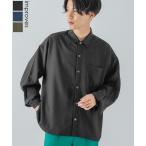 長袖シャツ メンズ カジュアルシャツ シンプルシャツ レギュラーカラー オーバーサイズ 大きめ きれいめカジュアル モード ストリート 韓国ファッション
