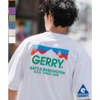 半袖Tシャツ メンズ GERRY ジェリー 別注プリント カットソー バックプリント ワンポイントプリント アウトドア ストリート アメカジ