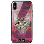 iPhoneXRソラちゃん肉球をペ...