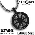 BANDEL バンデル SILVER DIAMOND NECKLACE ブラック ダイヤモンド ネックレス ラージ 新商品 ロゴ 高級モデル パワー加工