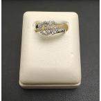 ショッピンググッチ 中古品　K18　グッチ　ダブルG　ダイヤモンドリング　指輪　サイズ11　イタリア製