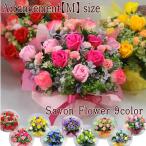 シャボンフラワーアレンジ『M』　　母の日 2022 送料無料 父の日  敬老の日  ソープフラワー 造花 花 アレンジメント プレゼント ギフト お祝 誕生日