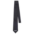  John Lawrence sali van JOHN LAWRENCE SULLIVAN Silk neck tie with plate black JLS-06-42