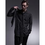 ショッピング水玉 【SALE セール】キリュウキリュウ kiryuyrik MIZUTAMA Stoal Shirts black kiryuyrik-KU-HB59-913
