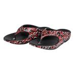 タカヒロミヤシタザソロイスト TAKAHIROMIYASHITATheSoloist. x OOFOS flip flop leopard red Soloist-sof0021