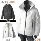 中綿ジャケット ボリュームネック ダウン ジャケット 暖か 軽い メンズ 白 黒 1715inc Includeysp 通販 Yahoo ショッピング