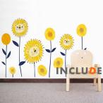 ウォールステッカー ライオンヘッド ひまわり 夏の花 ライオン Rion 黄色い花 ポンデリング かわいい Kawaii 可愛い おしゃれ Atm Includeysp 通販 Yahoo ショッピング