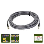 SMAJ-SMAP 3D-2V 5m 延長用高周波同軸ケーブルセット