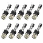  универсальный aluminium воздушный клапан 10 шт. комплект semi длинный автомобиль машина колесо для 8шт.@+ запасной 2 шт воздушный замена клапан(лампа) серебряный серебряный 