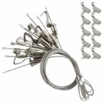 10шт.@set подвесные системы для картин для нержавеющая сталь тросик крюк 0.5m картина фотография сумма экспонирование почетный сертификат металлические принадлежности 50cm подвешивание .. крюк есть 10 шт 