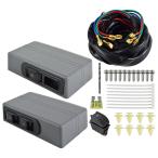 汎用 パワーウィンドウ 後付 キット 2ドア 16枚 ギア 16歯 12V 軽トラック 商用車 旧車 左右 セット ハイゼット エブリィ