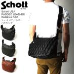 ショッピングschott (ショット) Schott パデット レザー バナナ バッグ ショルダーバッグ