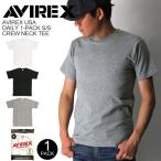 (アビレックス) AVIREX アヴィレックス デイリーシリーズ 1パック クルーネック Tシャツ カットソー 1枚組 メンズ レディース