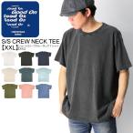 (グッドオン) Good On ショートスリーブ クルーネック Tシャツ【XXL】 ルーズフィット ワイドサイズ 無地 カットソー メンズ レディース