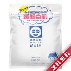 透明白肌 ホワイトマスクN 10枚入り フェイスマスク パック 贅沢マスク