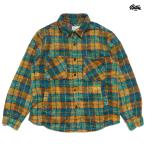 ショッピングエピ EPTM SIDE SLIT HEAVY FLANNEL SHIRTS【TEAL】エピトミ フランネルシャツ ネルシャツ チェックシャツ ボタンシャツ 厚手 ヘビー ロングスリーブ 長袖