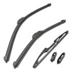 ショッピングANA ANA10 ANA15 GGA10 マークXジオ エアロワイパー フロント 左右 リア 3本セット 1台分  前後セット