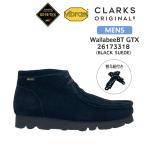 クラークス オリジナルズ CLARKS ORIGINALS ワラビー ブーツ メンズ Wallabee Boot GTX 26173318 BLACK SUEDE