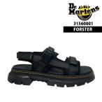 Dr.martens ドクターマーチン サンダル メンズ FORSTER フォースター イエローステッチ エアウェア 31560001 BLACK ブラック